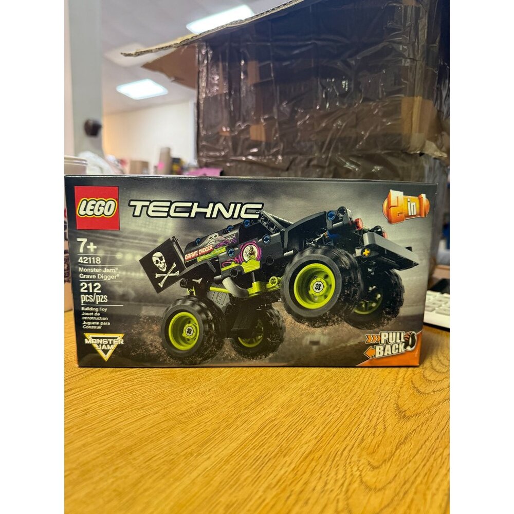 LEGO Technic Monster Jam Grave Digger 42118 Set - Truck Toy to Off-Road Buggy Ne